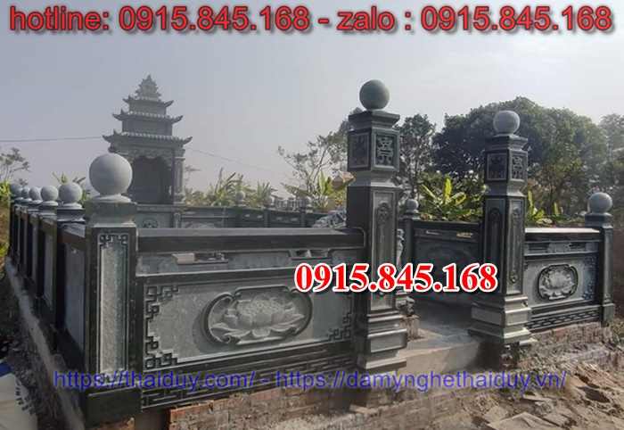 Bán 06 mộ quây đá xanh hưng yên cao cấp - địa chỉ giá bán kích thước