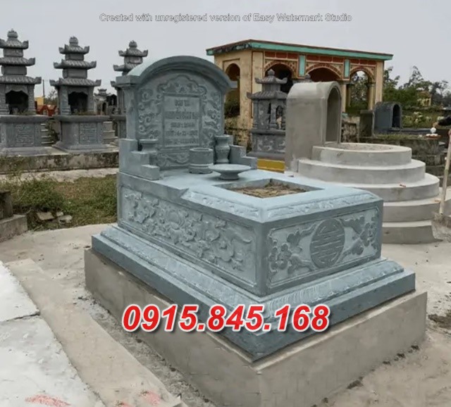 Kích thước 65 mộ đơn giản bán long an đá khối - xây làm thiết kế