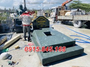 Mẫu 64 mộ đơn giản bán kiên giang đá xanh