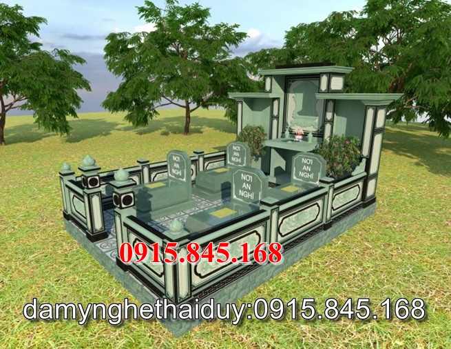 Mộ+16 quây đá hoa cương bán thái nguyên