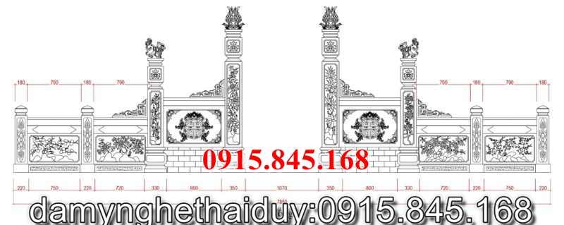 Mộ+16 quây đá hoa cương bán thái nguyên