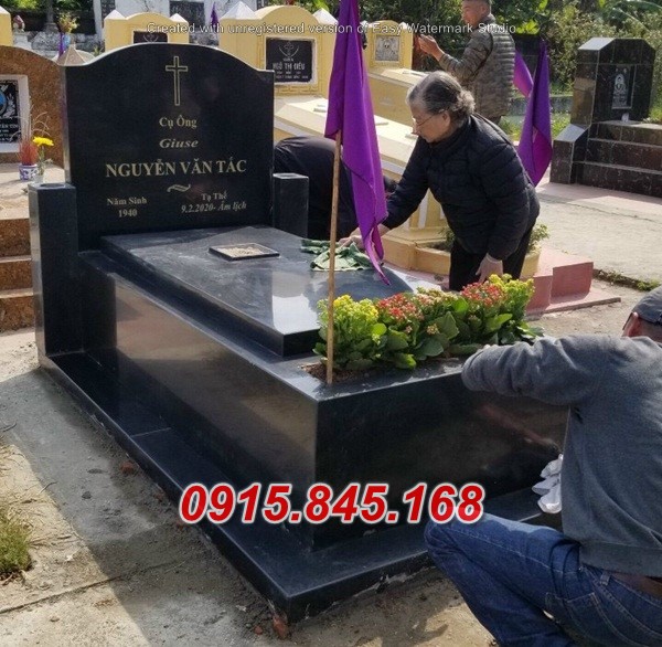 56 Xây mộ đà nẵng bằng đá granite hoa cương - chi phí xây làm