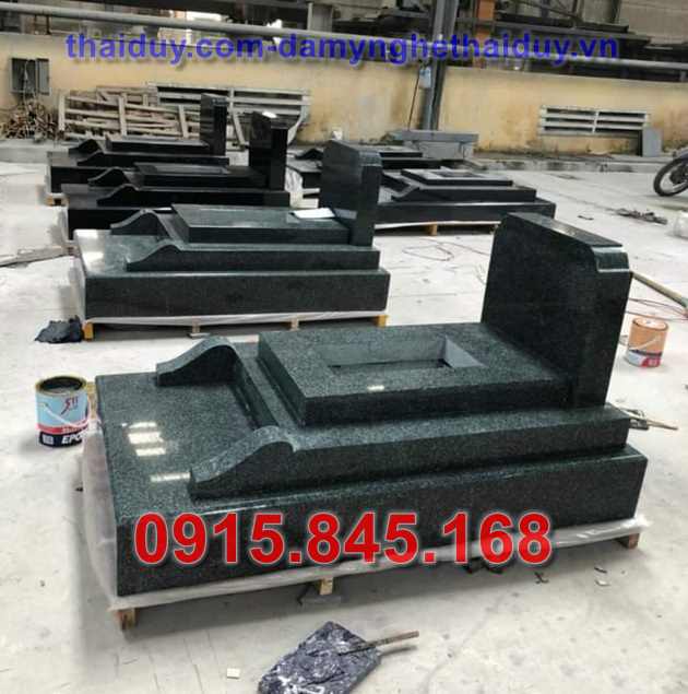 73 Địa chỉ làm bia mộ đá hoa cương bình định - hoa cương granite xanh đen