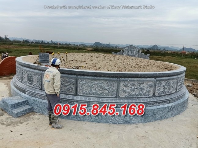 81 Mộ tròn quảng ninh - đá hoa cương granite 01