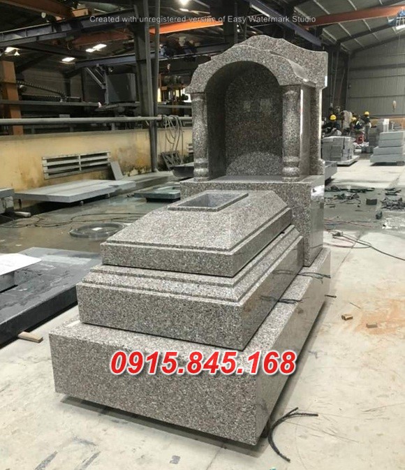 Chi phí xây làm giá bán 22 mộ đá ốp hoa cương granite