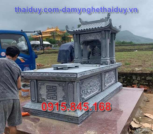 Cửa hàng 104 làm bia mộ đá đơn giản hà nội - hoa cương granite khối