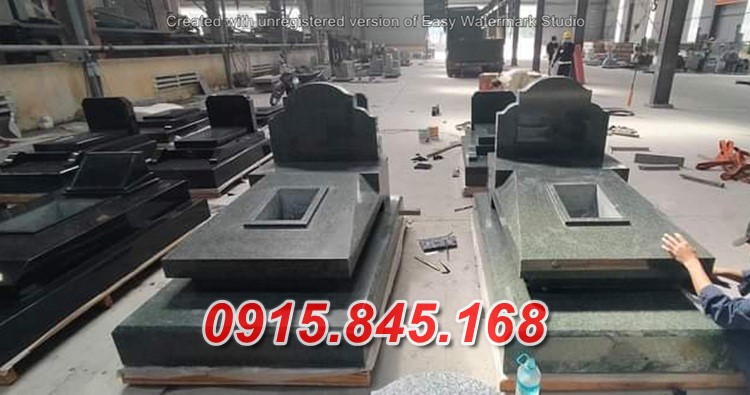 Hoà bình xây 104 mộ tam cấp đá granite hoà bình 2025.