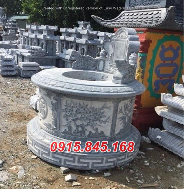 Trà vinh bán 106 mộ tròn đá hoa cương granite