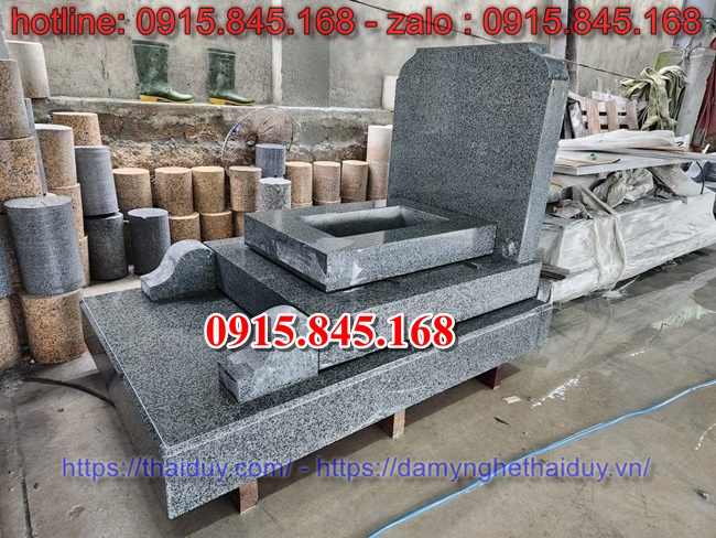 Xây 49 mộ đá granite hoa cương đẹp điện biên