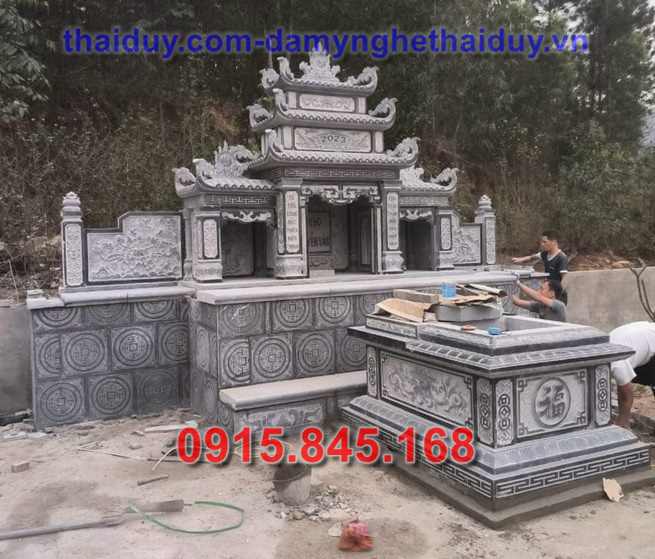 hải phòng - 99 bia lăng mộ đá xanh bán - hoa cương granite khối