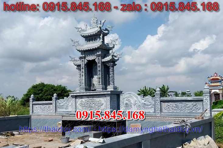 03 đại lý 78 mộ đá xanh có ba mái che bình dương