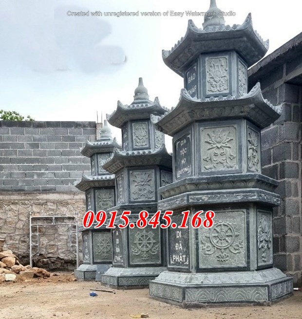 04 Thái nguyên giá 123 mộ - đá granite lục lăng bát giác