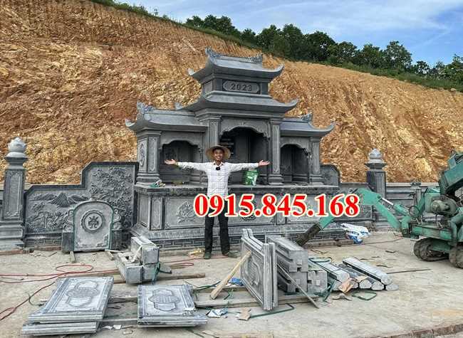 727 - lăng mộ bán hà nội đá xanh rêu granite