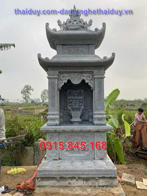 808 Lăng mộ đá granite bình dương - một 1 mái che