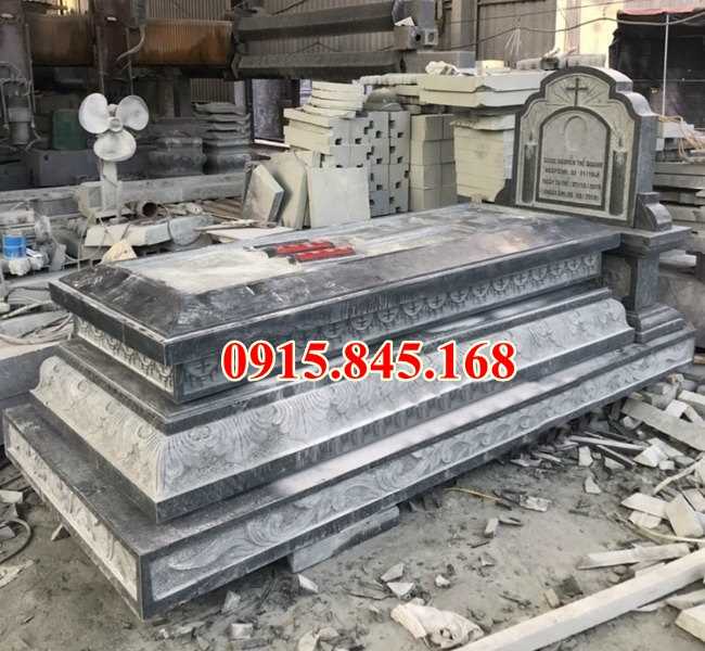 858 Bản vẽ lăng mộ đá hoa cương xanh rêu gia lai