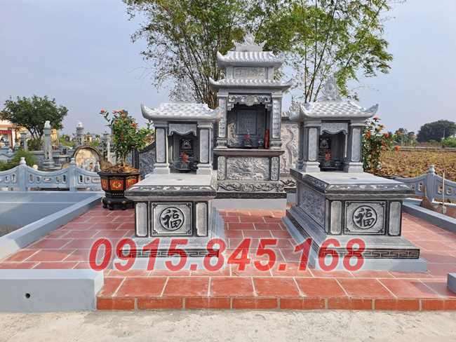 Bán 92 mộ không mái đắk lắk đá xanh granite 02