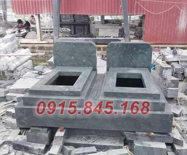 Chế tác 86 mộ không mái đá granite đẹp quảng nam 02