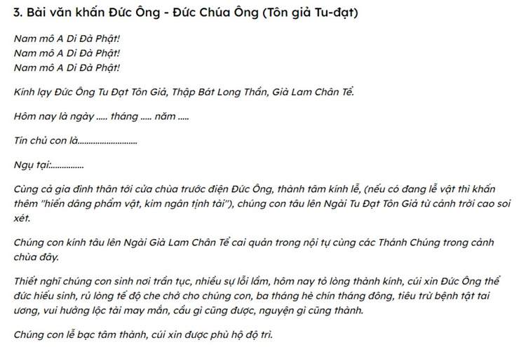 Đình đền chùa Thọ Am bài văn khấn cúng xin lộc 07