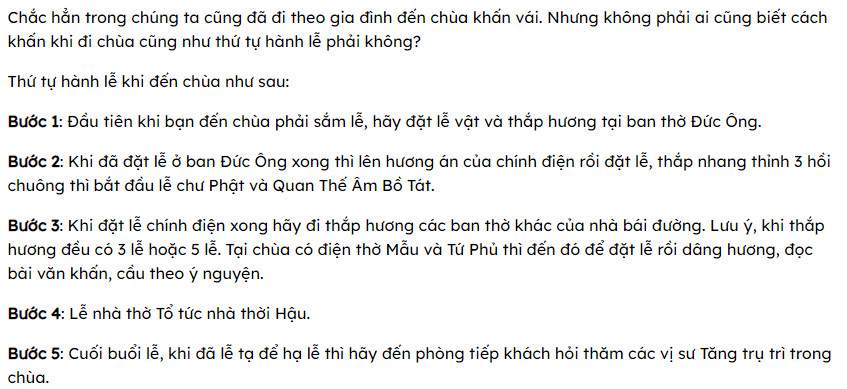 Đình đền chùa Thọ Am bài văn khấn cúng xin lộc 08