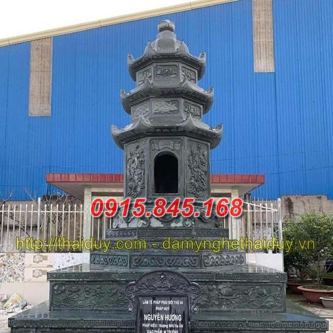 Giá bán 127 mộ hải phòng đá xanh lục lăng bát giác