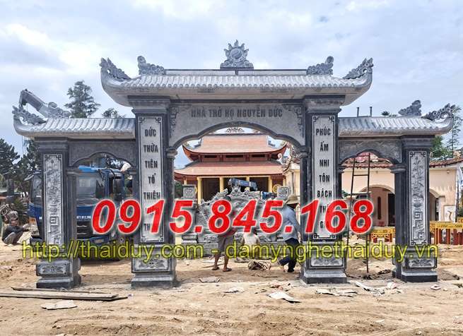 Mẫu cổng nhà thờ họ từ đường đình chùa 11.06.2024