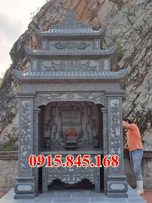 Miếu thờ vong đá xanh trắng vàng hoa cương granite - âm cô hồn văn khấn tục cúng