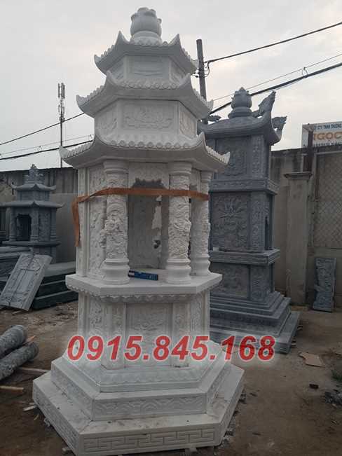 Mộ đá bình định 114 - granite hình lục lăng bát giác