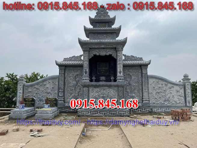 Những 123 kiểu lăng thờ đá khối bán gia lai