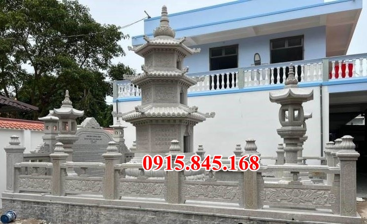 Thái nguyên giá 123 mộ - đá granite lục lăng bát giác