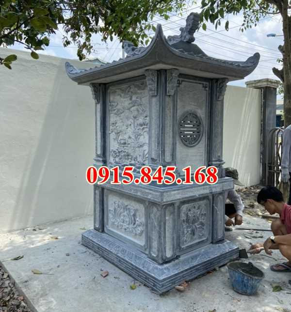 Vĩnh long làm 880 lăng mộ đá xanh rêu granite