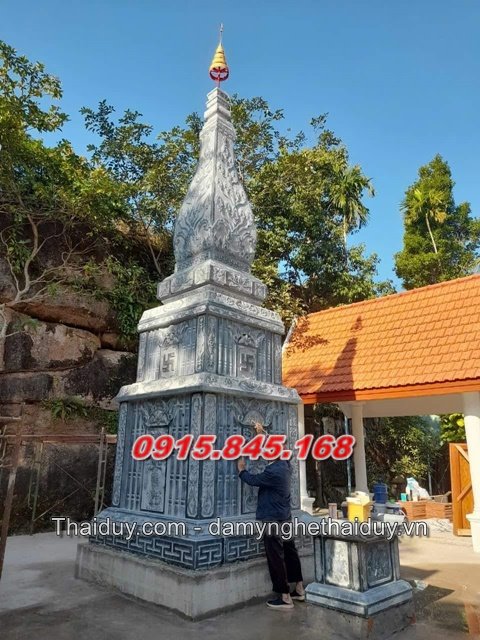 mộ an giang lục lăng bát giác đá granite