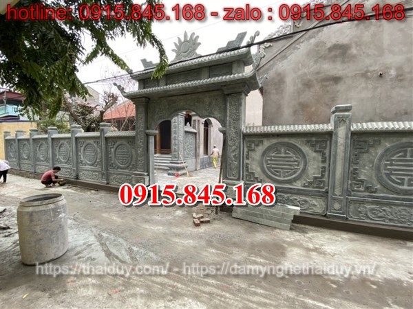 1045 Cổng đá granite bán bình thuận ốp dán