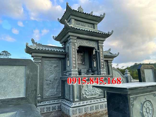 275Tháp kon tum - để tro cốt đá xanh quảng ngãi