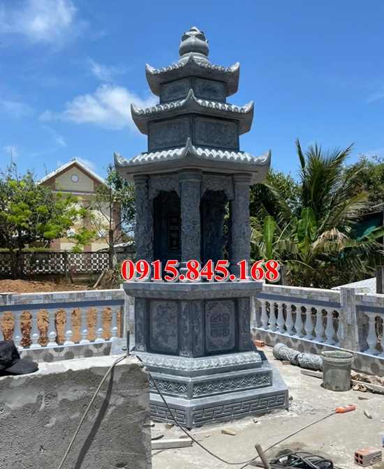 277Tháp kon tum - để tro cốt đá xanh quảng ngãi