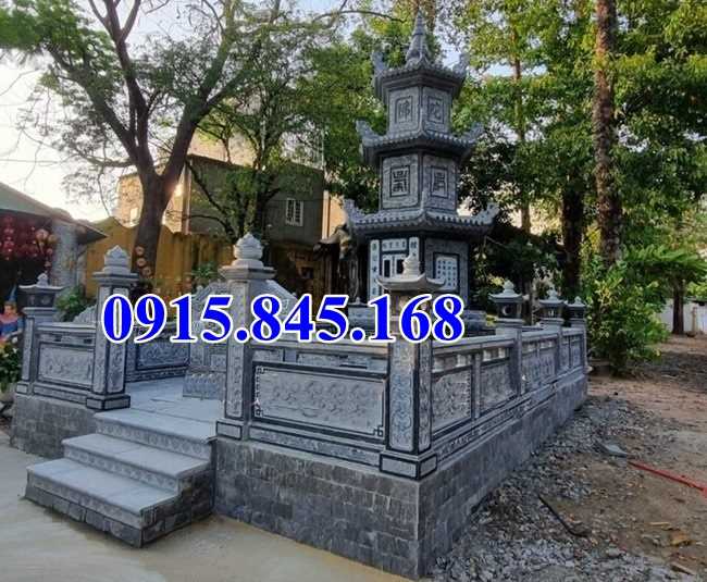 17Mộ lục giác tây ninh xây đá nguyên khối