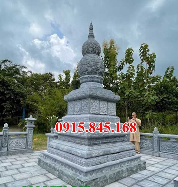 Mộ08 lục giác bình định xây đá nguyên khối