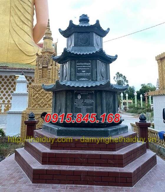 17Mộ lục giác tây ninh xây đá nguyên khối