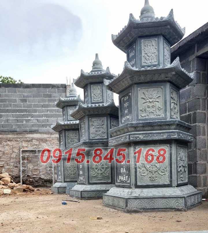 17Mộ lục giác tây ninh xây đá nguyên khối
