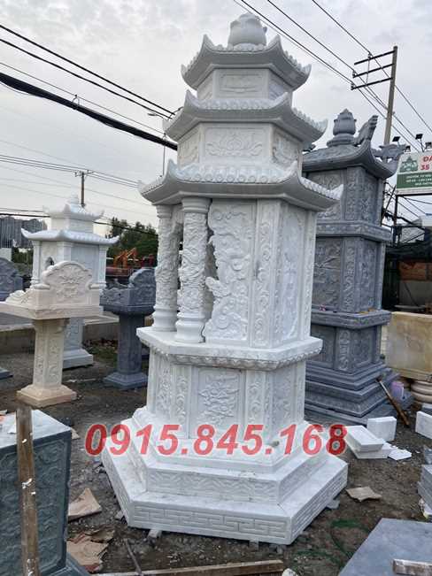 17Mộ lục giác tây ninh xây đá nguyên khối