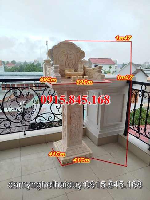 Mẫu68+ bàn thờ thiên đá bình thuận
