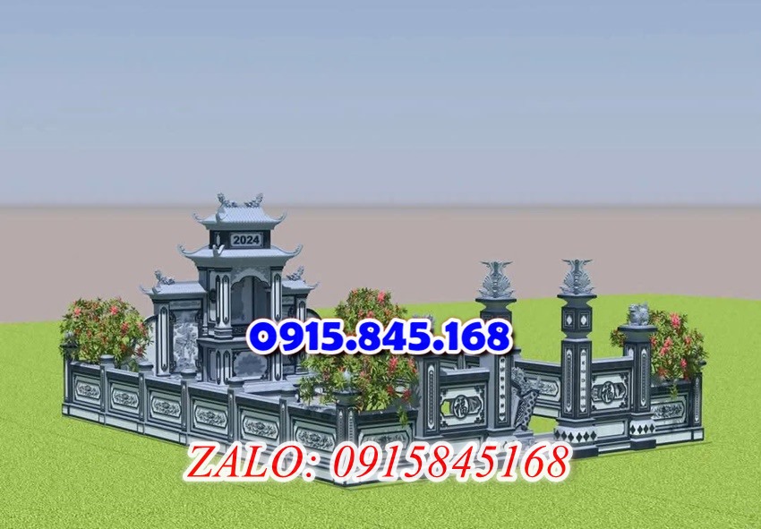 cây hương nghĩa trang gia đình bằng đá, lầu thờ lăng mộ gia tộc dòng họ đá khối, củng kỳ đài thờ xây đá granite gạch xi măng,