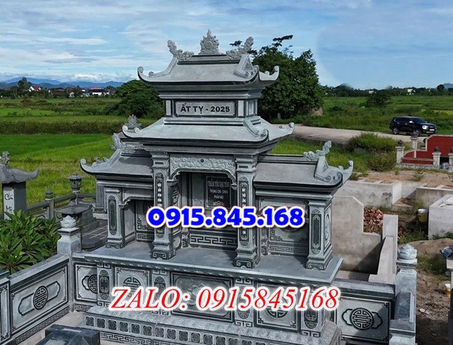 cây hương nghĩa trang gia đình bằng đá, lầu thờ lăng mộ gia tộc dòng họ đá khối, củng kỳ đài thờ xây đá granite gạch xi măng,