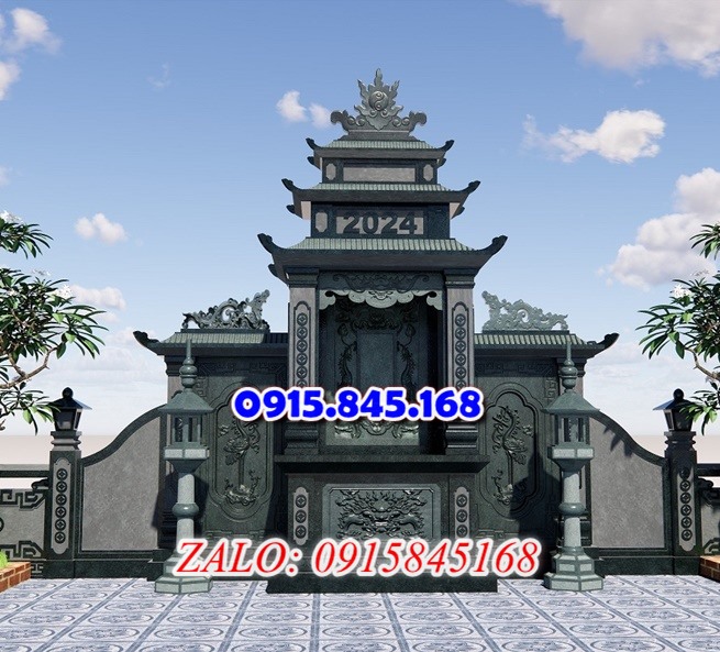 cây hương nghĩa trang gia đình bằng đá, lầu thờ lăng mộ gia tộc dòng họ đá khối, củng kỳ đài thờ xây đá granite gạch xi măng,