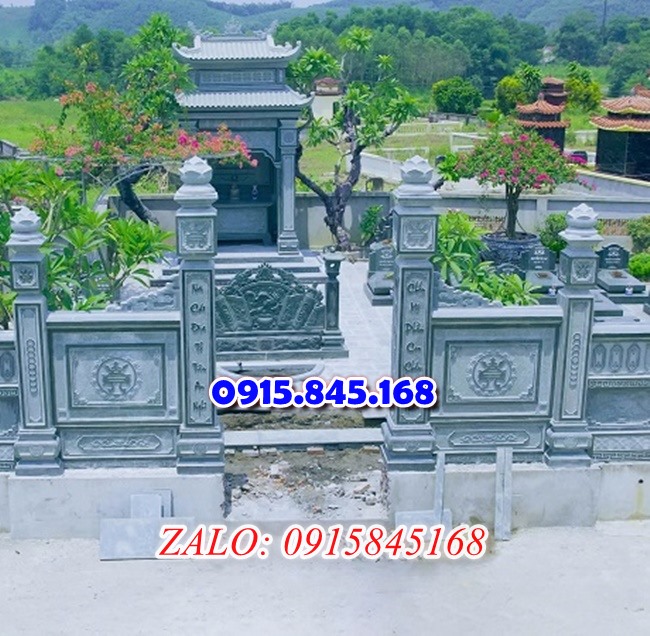 cây hương nghĩa trang gia đình bằng đá, lầu thờ lăng mộ gia tộc dòng họ đá khối, củng kỳ đài thờ xây đá granite gạch xi măng,