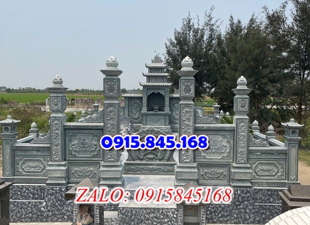 cây hương nghĩa trang gia đình bằng đá, lầu thờ lăng mộ gia tộc dòng họ đá khối, củng kỳ đài thờ xây đá granite gạch xi măng,