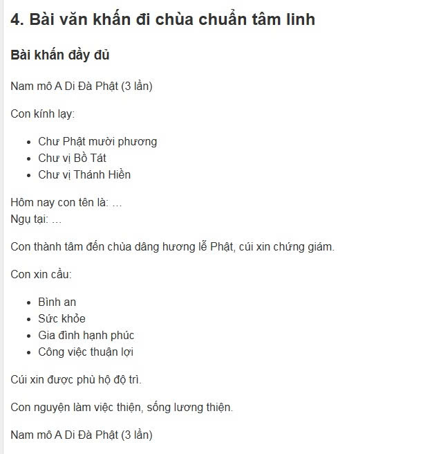 Văn khấn đi chùa đầy đủ chuẩn nhất ai cũng nên biết, Bài khấn đi chùa đúng chuẩn phong tục Việt Nam, Cách khấn khi đi chùa đúng cách cầu gì được nấy, Văn khấn lễ chùa ngắn gọn dễ nhớ chuẩn nhất, Hướng dẫn đi chùa khấn gì đúng chuẩn tâm linh, Văn khấn đi chùa cầu bình an cho gia đình chuẩn nhất, Bài khấn đi chùa cầu tài lộc may mắn cả năm, Văn khấn cầu duyên khi đi chùa linh nghiệm, Bài khấn đi chùa cầu tài lộc may mắn cả năm, Văn khấn cầu duyên khi đi chùa linh nghiệm, Văn khấn cầu công danh sự nghiệp tại chùa, Bài khấn đi chùa cầu sức khỏe bình an, Văn khấn đi chùa mùng 1 chuẩn nhất cầu may mắn, Văn khấn đi chùa ngày rằm đầy đủ và chính xác, Bài khấn đi chùa đầu năm cầu tài lộc bình an, Văn khấn đi chùa cuối năm tạ lễ chuẩn phong tục, Văn khấn lễ Phật ngày rằm tháng 7 đầy đủ, Văn khấn ban Tam Bảo chuẩn nhất khi đi chùa, Văn khấn ban Đức Ông đầy đủ dễ nhớ, Văn khấn ban Quan Âm cầu bình an tài lộc, Văn khấn ban Mẫu khi đi chùa chuẩn nhất, Thứ tự khấn các ban trong chùa đúng cách, Cách đi chùa khấn đúng cách cho người mới, Sắm lễ đi chùa gồm những gì đầy đủ nhất, Hướng dẫn vái lạy khi đi chùa đúng cách, Cách khấn đi chùa ngắn gọn nhưng linh nghiệm, Bài văn khấn đi chùa đầy đủ nhất 2027, Bài khấn lễ Phật chuẩn truyền thống Việt Nam, Văn khấn đi chùa chuẩn phong tục tâm linh Việt, Tổng hợp bài văn khấn đi chùa linh nghiệm nhất, Văn khấn cầu con khi đi chùa đúng cách dễ ứng nghiệm,