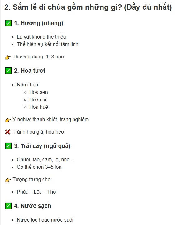 Văn khấn đi chùa đầy đủ chuẩn nhất ai cũng nên biết, Bài khấn đi chùa đúng chuẩn phong tục Việt Nam, Cách khấn khi đi chùa đúng cách cầu gì được nấy, Văn khấn lễ chùa ngắn gọn dễ nhớ chuẩn nhất, Hướng dẫn đi chùa khấn gì đúng chuẩn tâm linh, Văn khấn đi chùa cầu bình an cho gia đình chuẩn nhất, Bài khấn đi chùa cầu tài lộc may mắn cả năm, Văn khấn cầu duyên khi đi chùa linh nghiệm, Bài khấn đi chùa cầu tài lộc may mắn cả năm, Văn khấn cầu duyên khi đi chùa linh nghiệm, Văn khấn cầu công danh sự nghiệp tại chùa, Bài khấn đi chùa cầu sức khỏe bình an, Văn khấn đi chùa mùng 1 chuẩn nhất cầu may mắn, Văn khấn đi chùa ngày rằm 15 16 đầy đủ và chính xác, Bài khấn đi chùa đầu năm cầu tài lộc bình an, Văn khấn đi chùa cuối năm tạ lễ chuẩn phong tục, Văn khấn lễ Phật ngày rằm tháng 7 đầy đủ, Văn khấn ban Tam Bảo chuẩn nhất khi đi chùa, Văn khấn ban Đức Ông đầy đủ dễ nhớ, Văn khấn ban Quan Âm cầu bình an tài lộc, Văn khấn ban Mẫu khi đi chùa chuẩn nhất, Thứ tự khấn các ban trong chùa đúng cách, Cách đi chùa khấn đúng cách cho người mới, Sắm lễ đi chùa gồm những gì đầy đủ nhất, Hướng dẫn vái lạy khi đi chùa đúng cách, Cách khấn đi chùa ngắn gọn nhưng linh nghiệm, Bài văn khấn đi chùa đầy đủ nhất 2027, Bài khấn lễ Phật chuẩn truyền thống Việt Nam, Văn khấn đi chùa chuẩn phong tục tâm linh Việt, Tổng hợp bài văn khấn đi chùa linh nghiệm nhất, Văn khấn cầu con khi đi chùa đúng cách dễ ứng nghiệm,