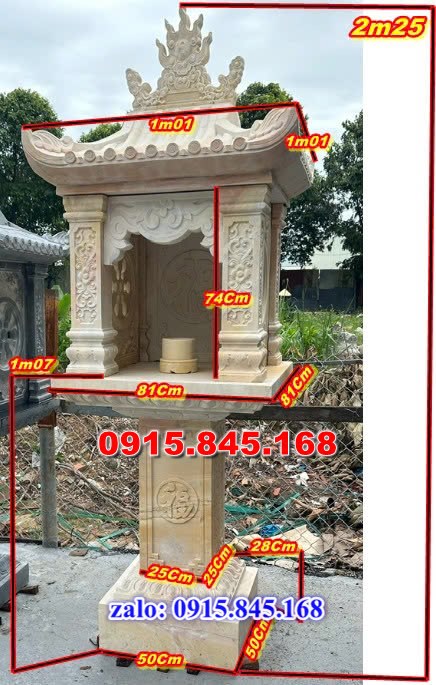 bàn thờ thiên bằng đá, mẫu miếu thờ đá đẹp, mẫu am thờ đá đẹp, mẫu lăng thờ chung, Những bàn thờ thiên ngoài trời bằng đá đẹp,