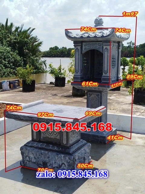 am thờ thần linh, am để tro cốt, am thờ trước nhà, kích thước am thờ, giá bán am thờ,
